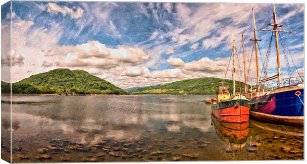 Loch Fyne 01 Canvas Print by Antony McAulay