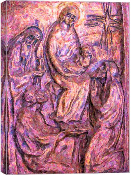 Birth Of Christ Canvas Print by Antony McAulay