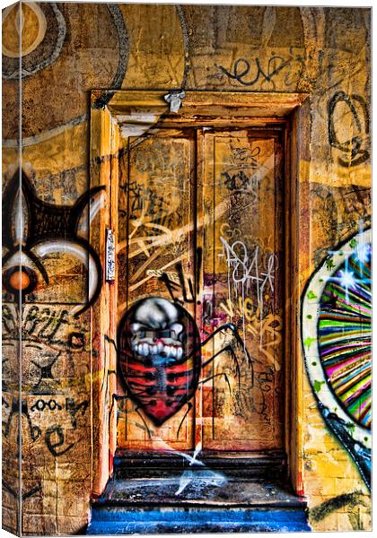 Urban Graffiti 01 Canvas Print by Antony McAulay