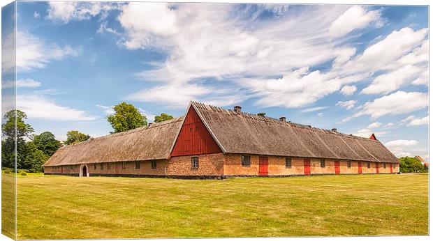 Borgeby Slott Stables Canvas Print by Antony McAulay