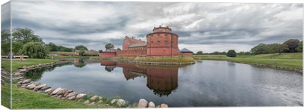 Landskrona Citadel Panorama Canvas Print by Antony McAulay