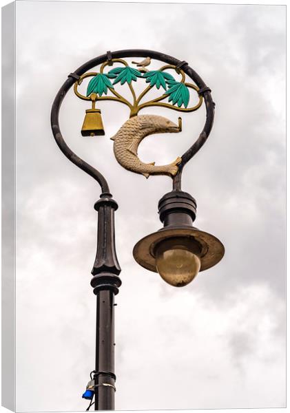 Glasgow Lamp Post Canvas Print by Antony McAulay