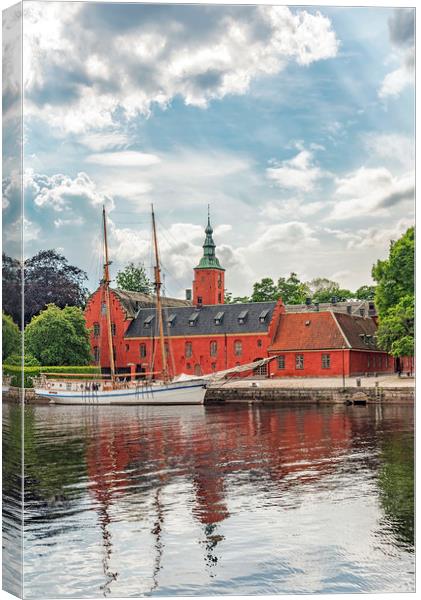 Halmstad castle in Sweden Canvas Print by Antony McAulay