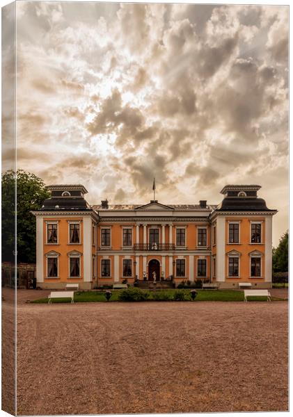 Skottorps castle in Sweden Canvas Print by Antony McAulay