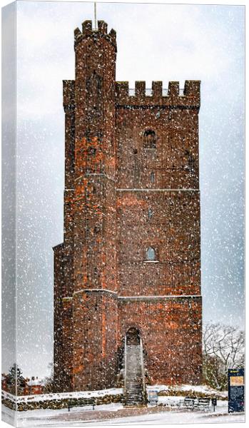 Winter at Karnan in Helsingborg Canvas Print by Antony McAulay