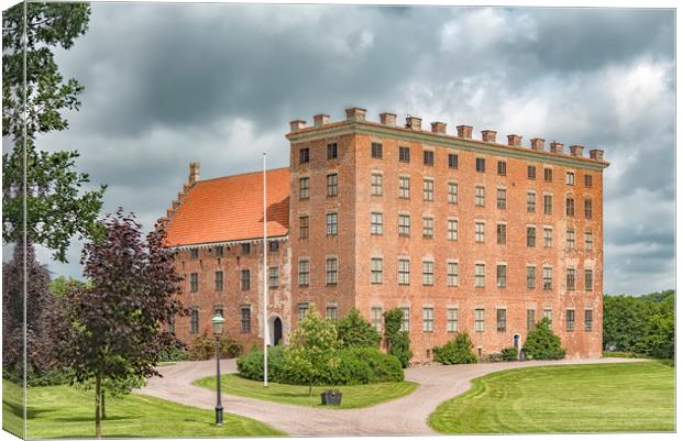 Svaneholm castle in Skane Canvas Print by Antony McAulay