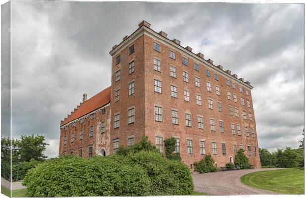 Svaneholm Slott in Skane Canvas Print by Antony McAulay