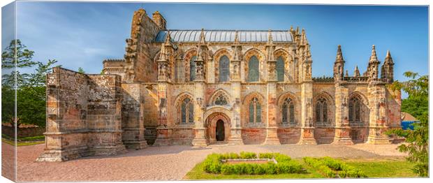 Rosslyn Chapel Panorama Canvas Print by Antony McAulay