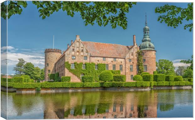 Vittskovle Castle in South Sweden Canvas Print by Antony McAulay