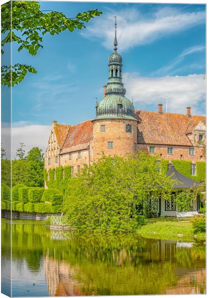 Vittskovle Castle in Skane Canvas Print by Antony McAulay