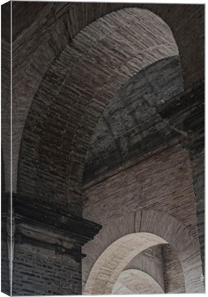 Colosseum of Rome Canvas Print by Antony McAulay