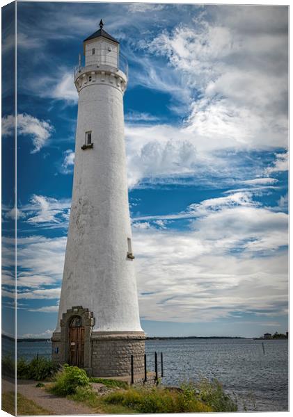 Karlskrona Stumholmen Lighthouse Entrance Canvas Print by Antony McAulay