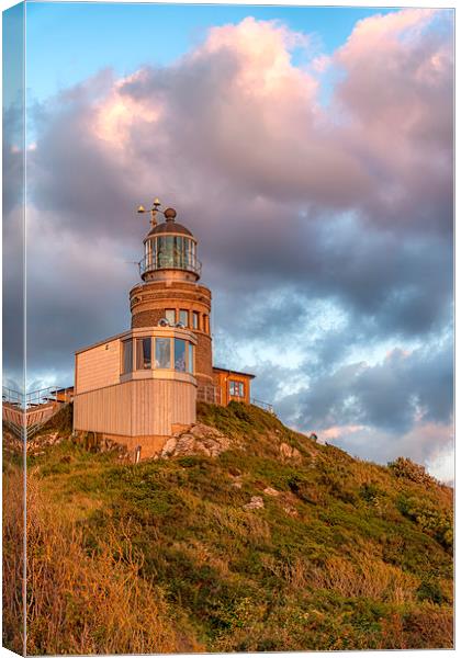 Kullaberg Main Lighthouse in Sunlight Canvas Print by Antony McAulay