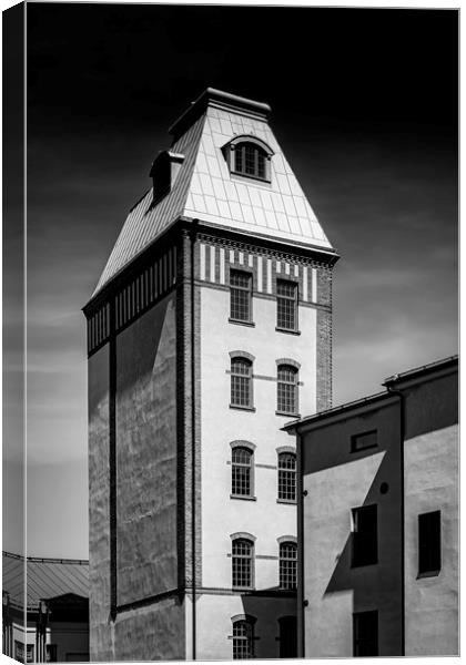 Norrkoping Building as Fine Art Canvas Print by Antony McAulay