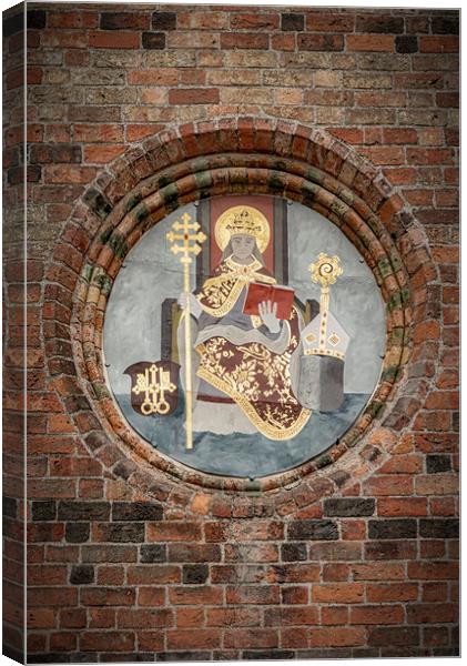 Roskilde Cathedral Wall Art Canvas Print by Antony McAulay