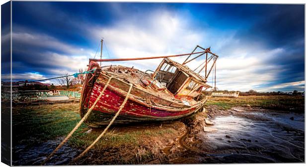 Wreck Canvas Print by Mike Janik