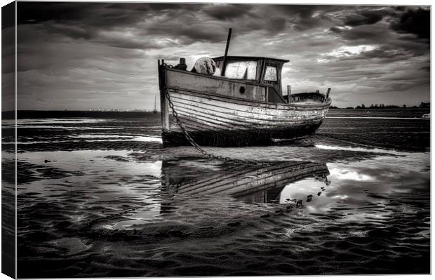 Old Boat Canvas Print by Mike Janik