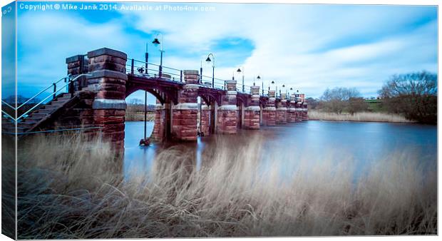 Dutton Sluice River Weaver Canvas Print by Mike Janik