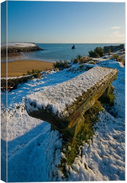 Broadhaven Canvas Print by Mark Robson