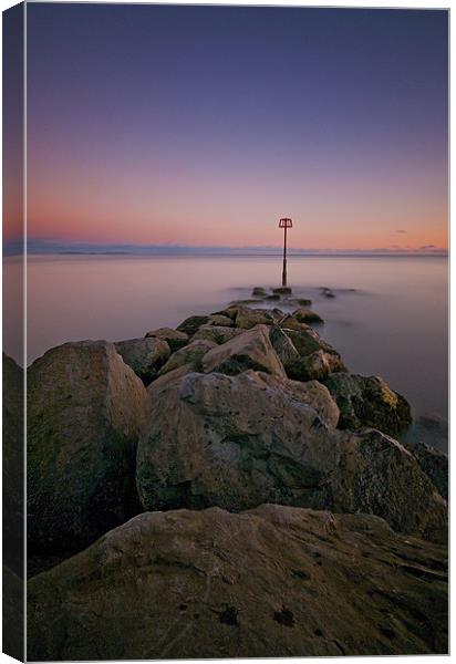 Sea Wall Canvas Print by Mark Robson