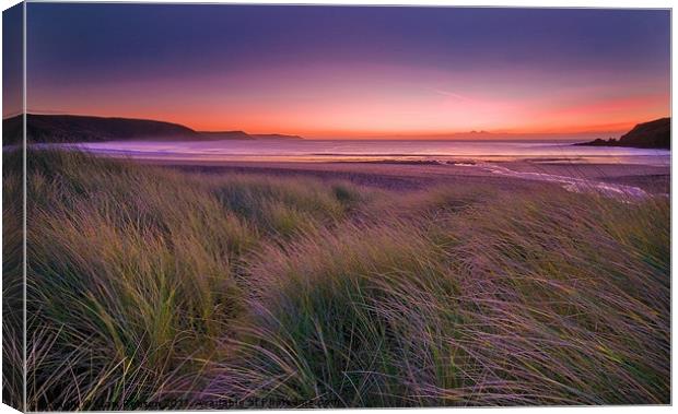 Freshwater East Canvas Print by Mark Robson