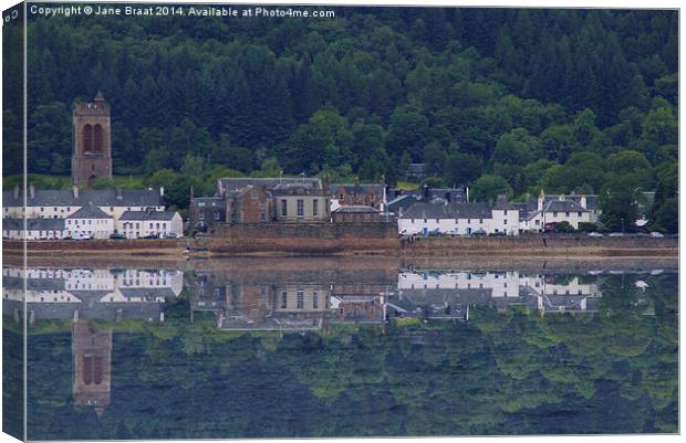 A Haunting Glimpse of Inveraray's Past Canvas Print by Jane Braat