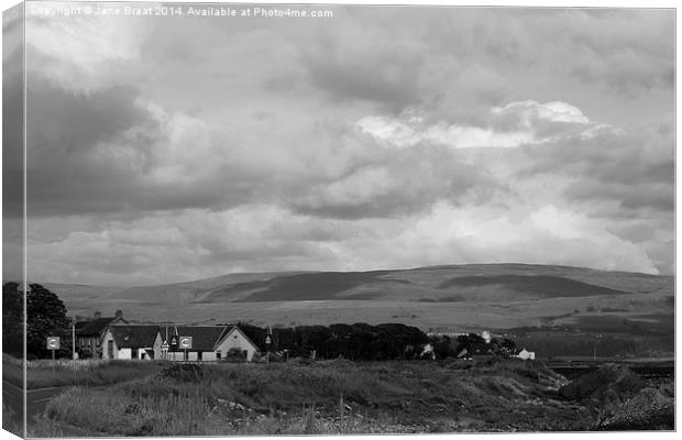 Majestic Scottish Scenery Canvas Print by Jane Braat