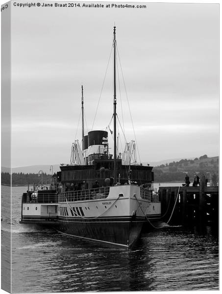 The Last Paddle Steamer in the World Canvas Print by Jane Braat