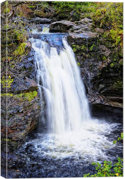 The Falls of Falloch Canvas Print by Jane Braat