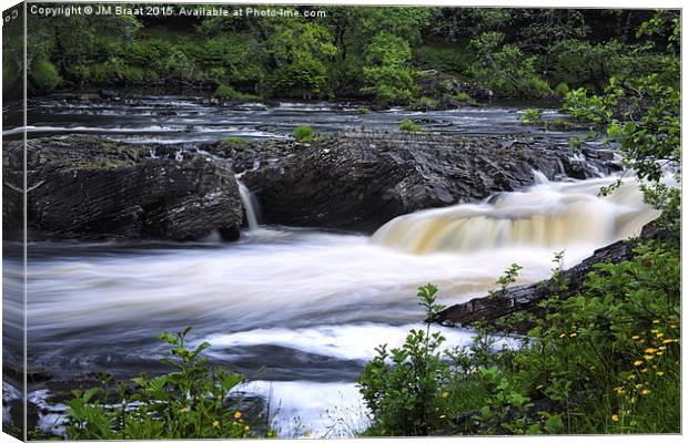 The River Orchy Canvas Print by Jane Braat