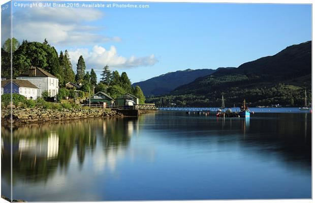 Lochgoilhead Pier  Canvas Print by Jane Braat