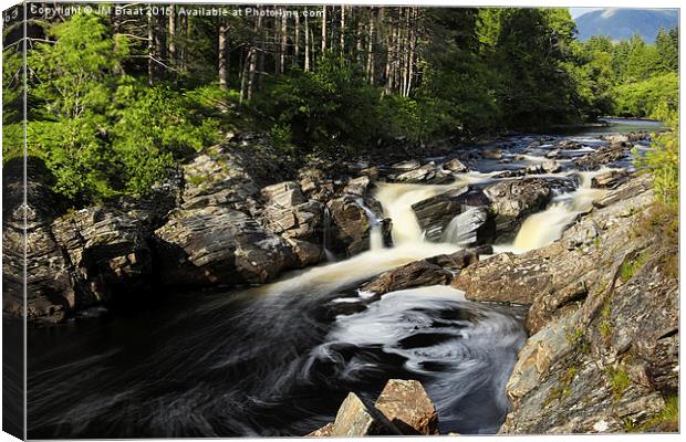 The River Orchy Canvas Print by Jane Braat