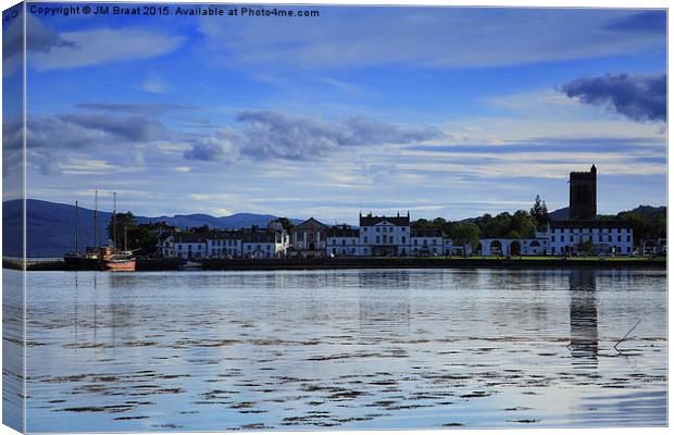 Twilight in Inveraray Canvas Print by Jane Braat