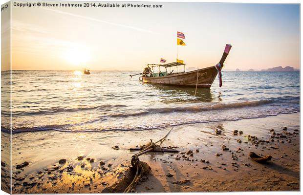 Anchored Canvas Print by Steven Inchmore