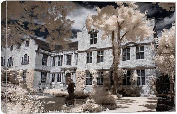 Infrared Treasurer's House, York, North Yorkshire, Canvas Print by Jim Ripley