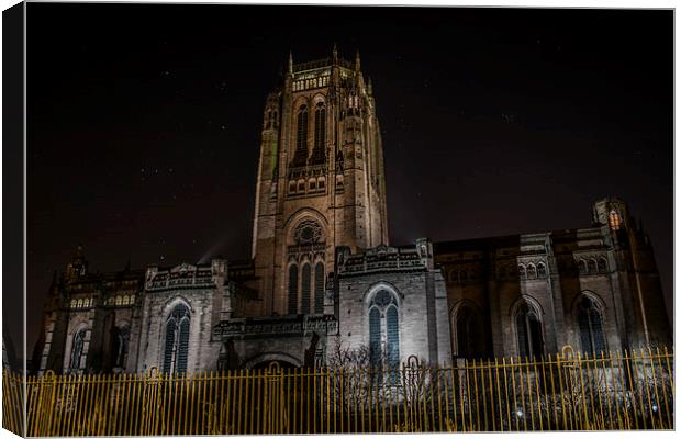 Anglican Cathedral Canvas Print by Mark  Clair