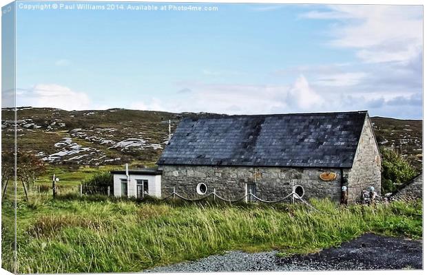 Crofters Cottage Canvas Print by Paul Williams