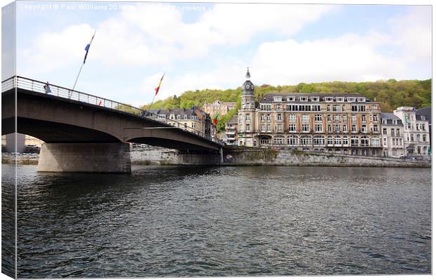 Charles de Gaulle Bridge Canvas Print by Paul Williams