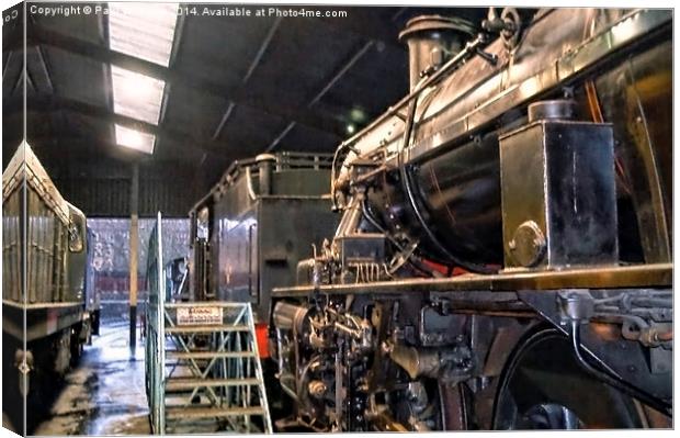 The Engine Shed Canvas Print by Paul Williams