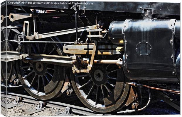 Cylinder and Rods  Canvas Print by Paul Williams