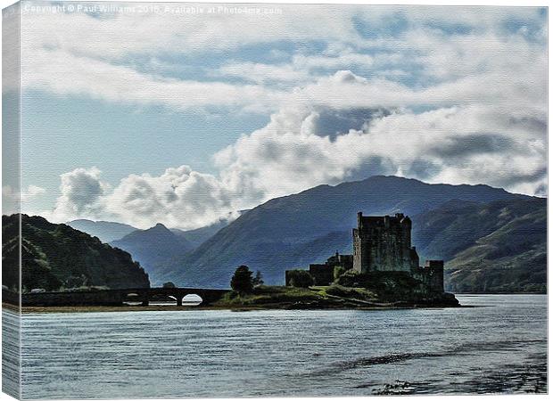 Eilean Donan Castle  Canvas Print by Paul Williams