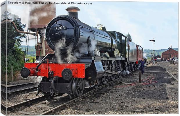 7903 at Toddington  Canvas Print by Paul Williams