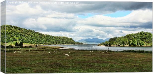  Loch Feochan Canvas Print by Paul Williams