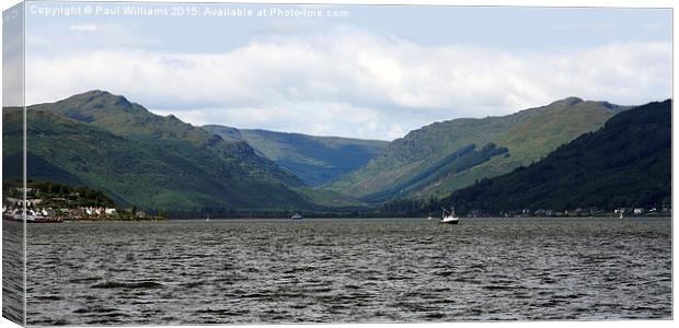  Holy Loch Canvas Print by Paul Williams