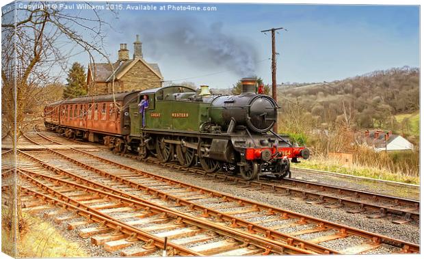 5164 Leaving Highley Canvas Print by Paul Williams