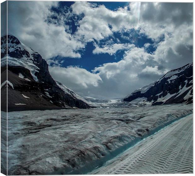 Columbia Icefield Glacier Canada Canvas Print by Chris Curry