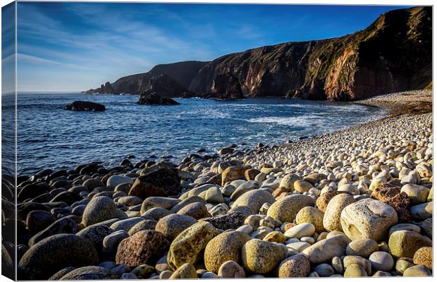  Bloody Foreland Rocks, Donegal Ireland Canvas Print by Chris Curry