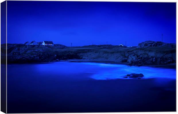 Cottage By The Sea - Donegal Ireland Canvas Print by Chris Curry