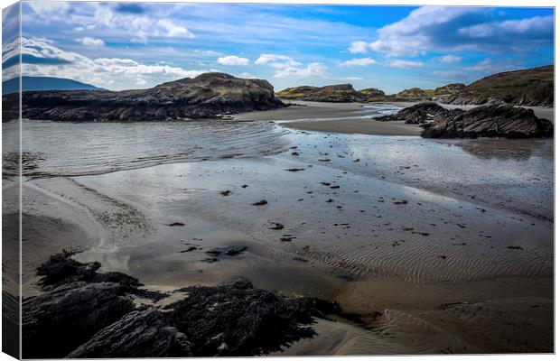 Rosbeg Beach County Donegal Ireland  Canvas Print by Chris Curry