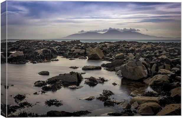 St John's Point Northern Ireland Mourne Mountains Canvas Print by Chris Curry